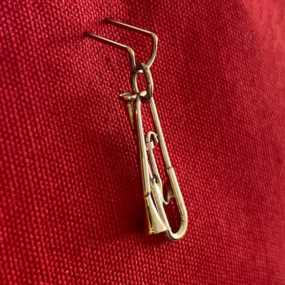 VTG I JMF I Sterling Trombone Horn Charm - Picture 8 of 14